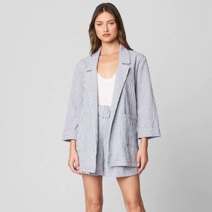 Blank NYC Gingham Blazer + Short SET - NEW WITH TAG